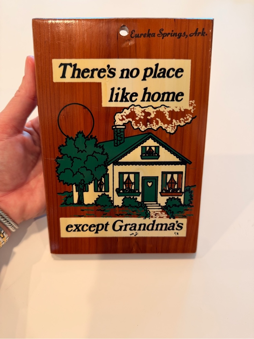 Vintage There is no place like home except grandmas Eureka Springs, Ark Souvenir